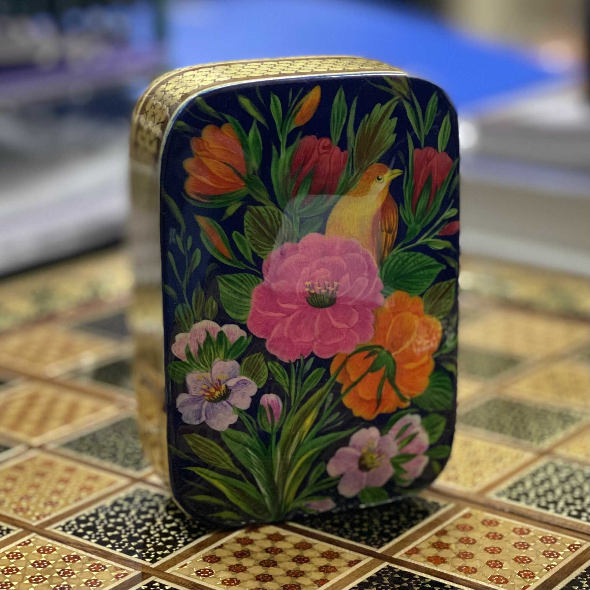 Чехол-футляр Персидский базар "Иран", для карт, дерево, ручная работа