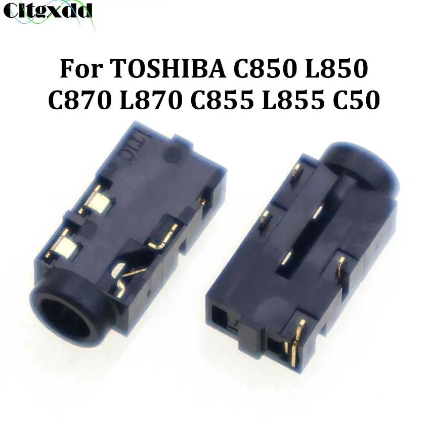 1 шт. 3,5 мм аудиоразъем для наушников, гнездовой разъем для TOSHIBA C850 L850 C870 L870 C855 L855 C50, материнская плата для ноутбука