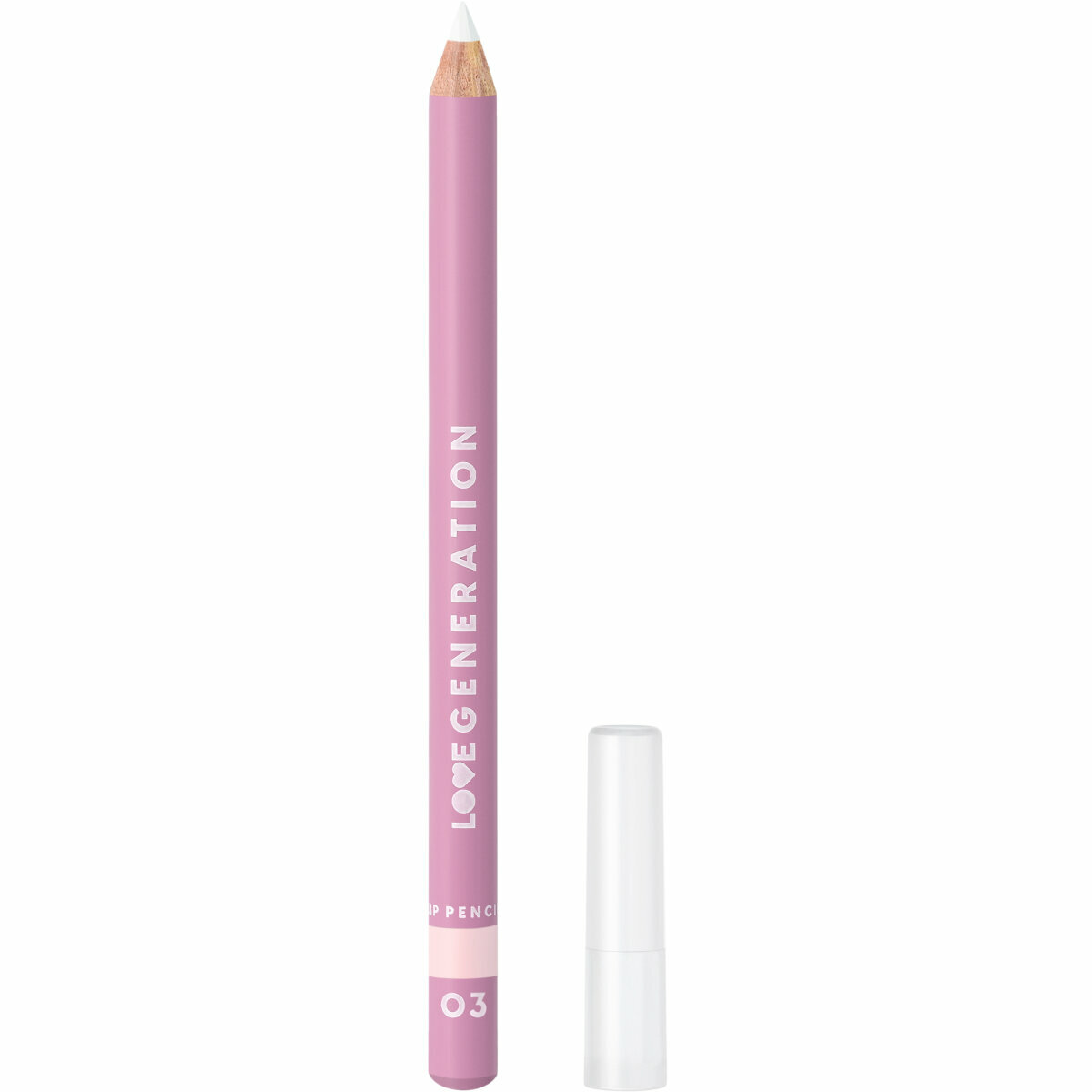 Карандаш для глаз Love Generation Eye Pencil, тон 03 белый, 1.2 гр