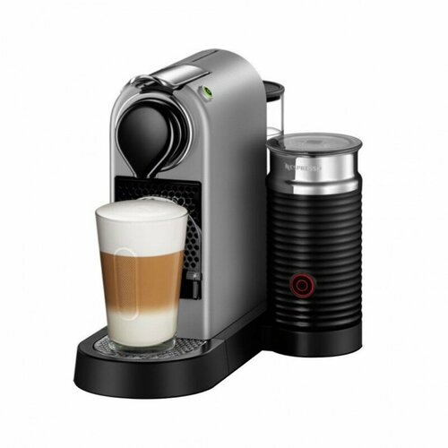 Капсульная кофемашина Nespresso Citiz Milk C123 серебристый 35600₽