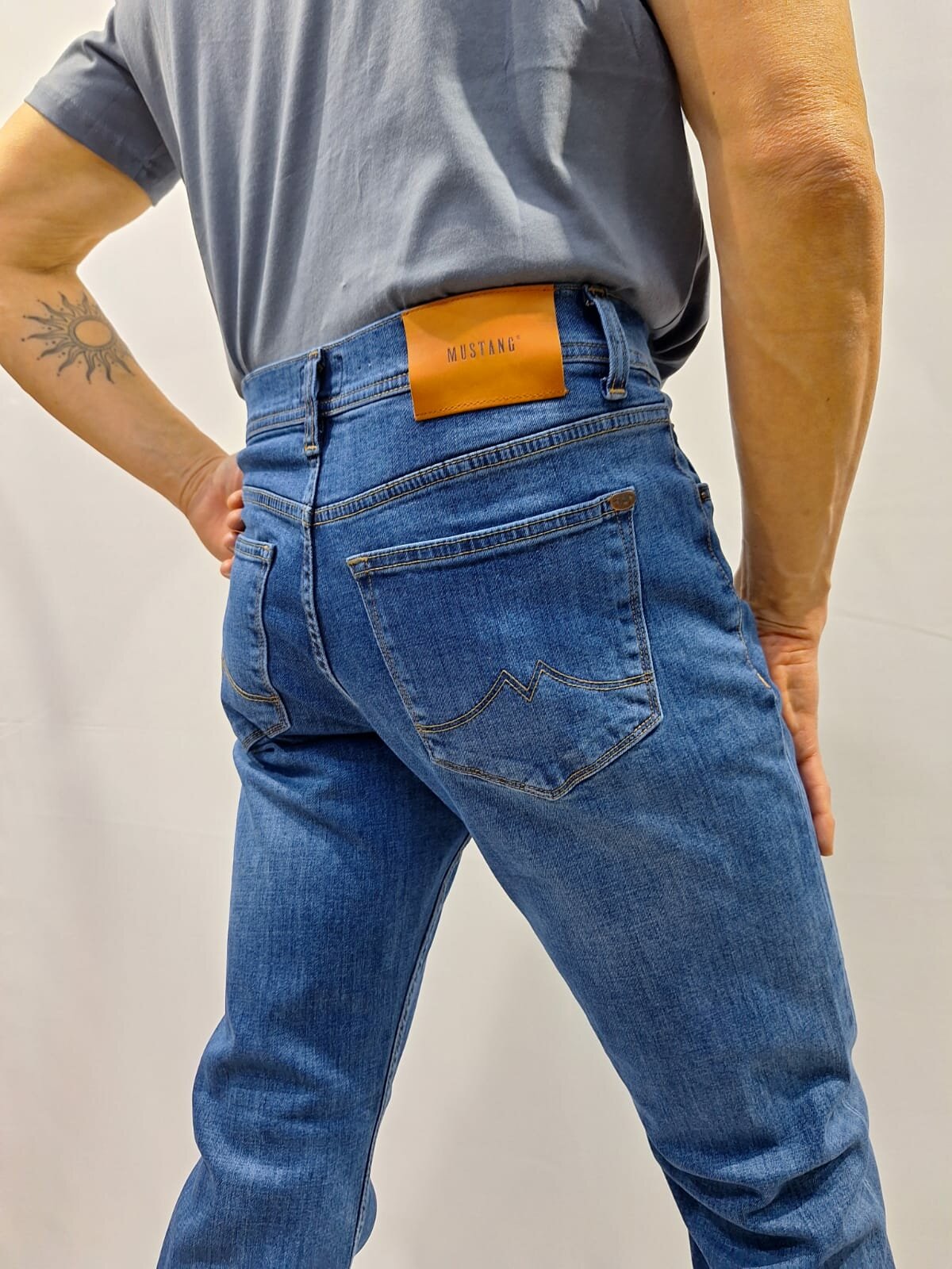 Джинсы классические MUSTANG Style regular fit, размер W33/L34, cиний