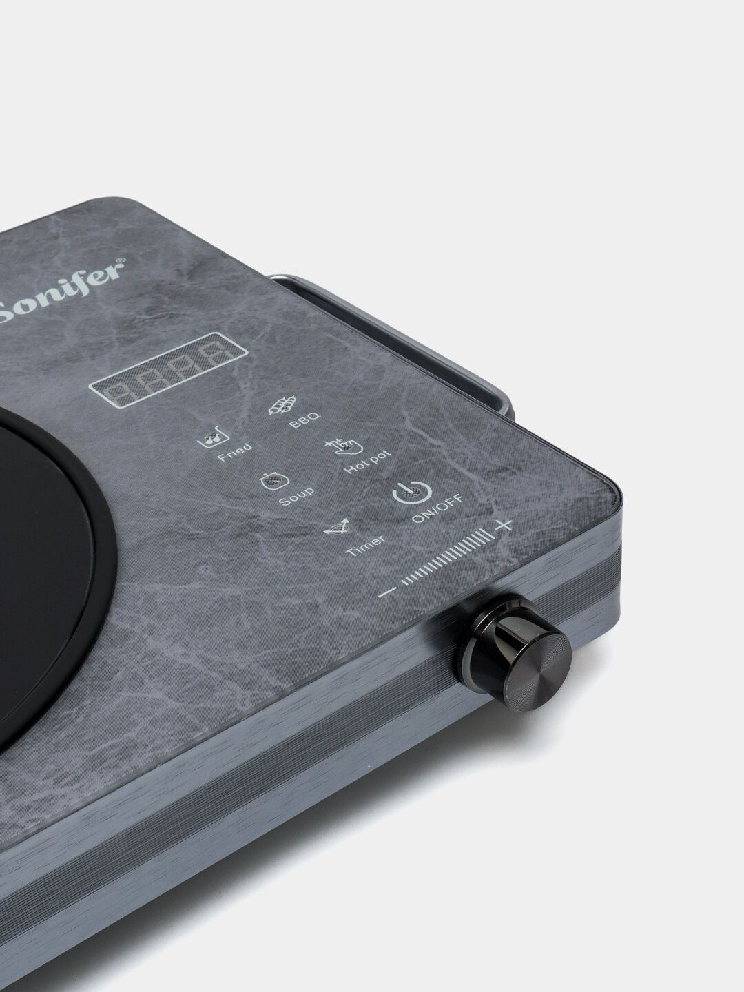Электрическая настольная плита Sonifer SF‑3064 с мощностью 2200 Вт, сенсорным — фото 1