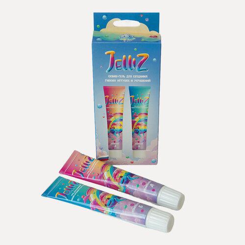 Изображение товара Jelliz Набор для создания гибких игрушек и украшений Сквиш-гель 7×3×18 см 14-0003-QC33