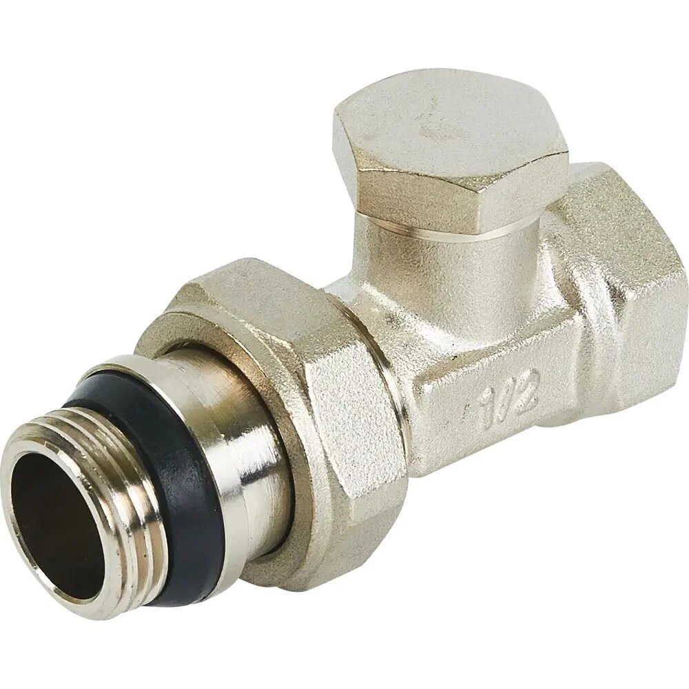 Клапан радиаторный запорный Heizen прямой, 1/2" SVD 547-15/154705575
