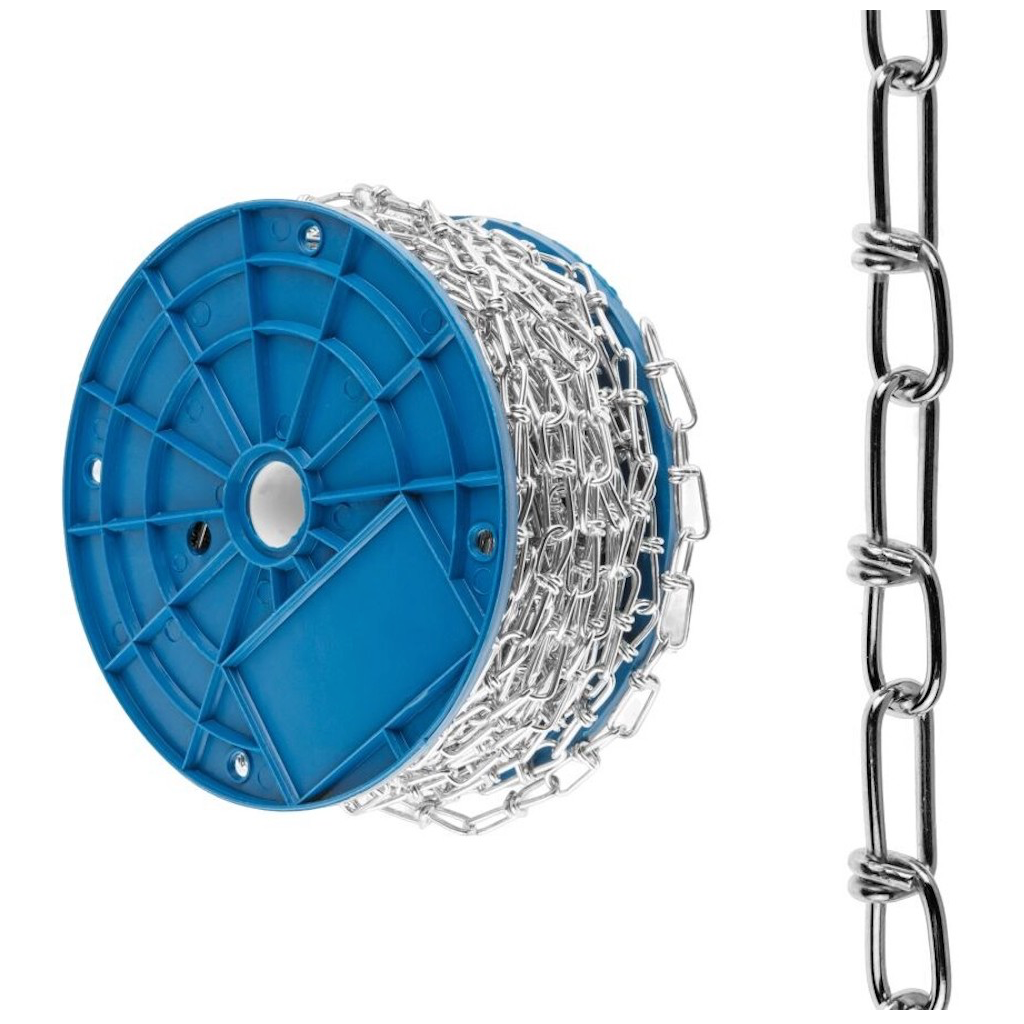 Цепь стальная витая оцинкованная М2,5 DIN 5686 STARFIX бухта 30 м (SMP-84049-30)