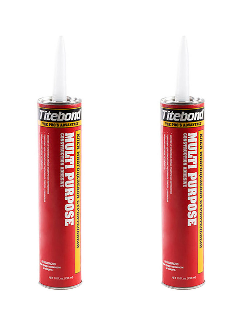 Клей монтажный каучуковый Multi Purpose Универсальный бежевый 296 мл (2 шт.)