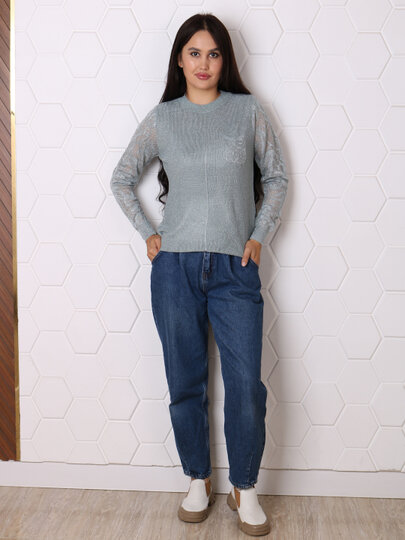 Свитер , размер OneSize, мятный — фото 1