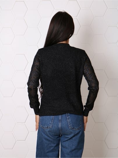 Свитер , размер OneSize, черный — фото 1