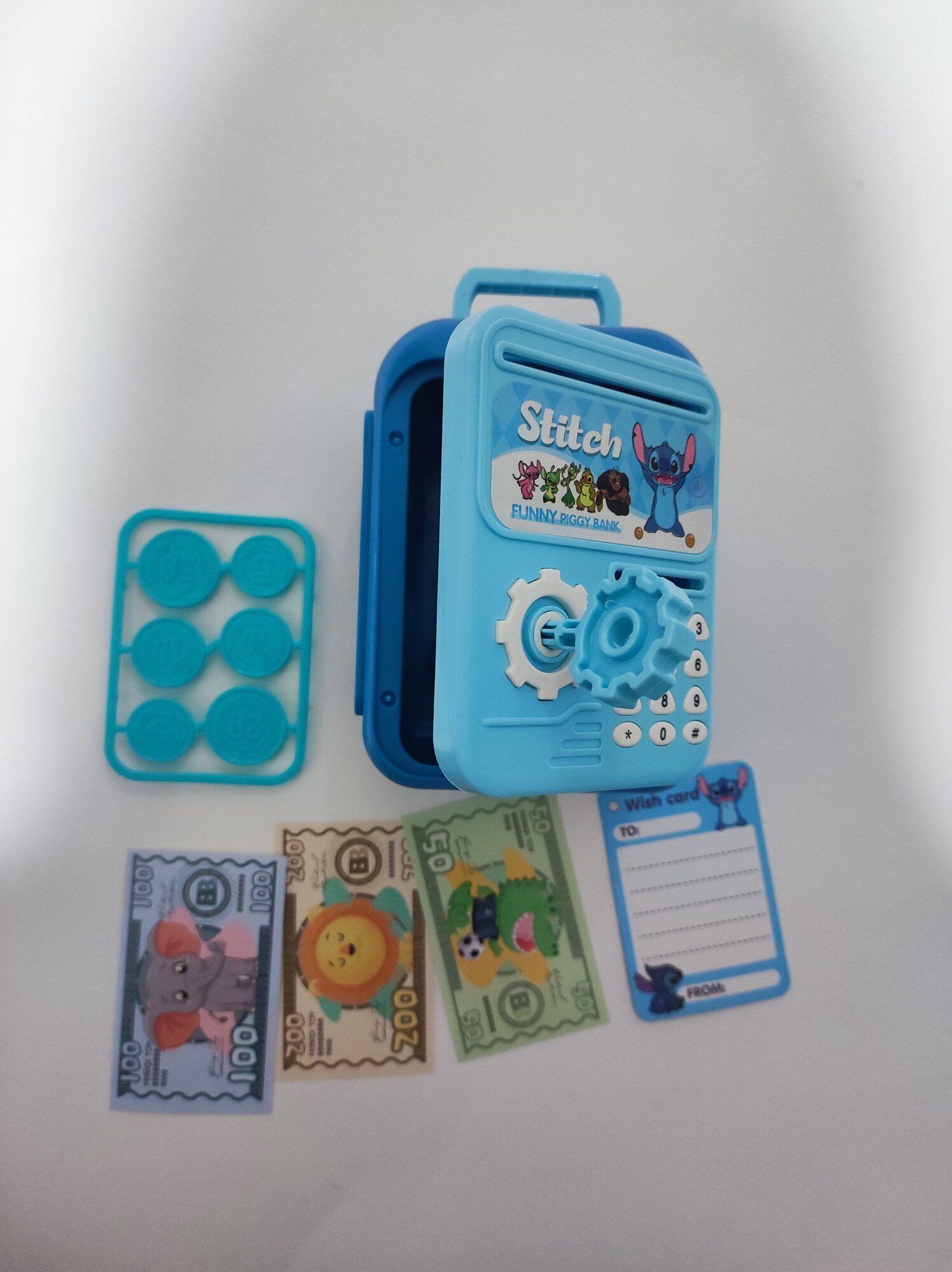 Сейф-копилка детский мини stitch — фото 1