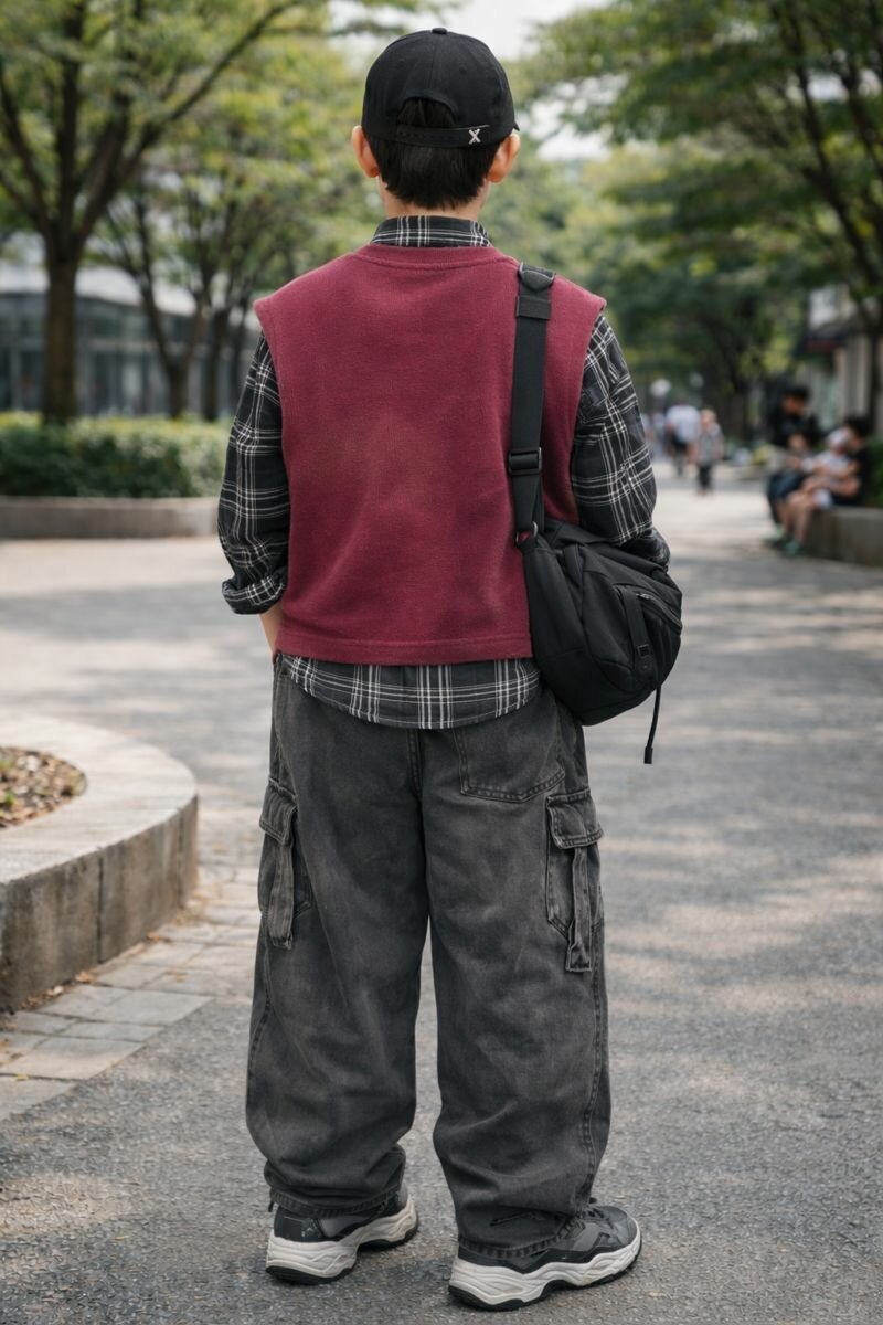 Комплект одежды  120-160, размер 150, черный/белый/красный — фото 1