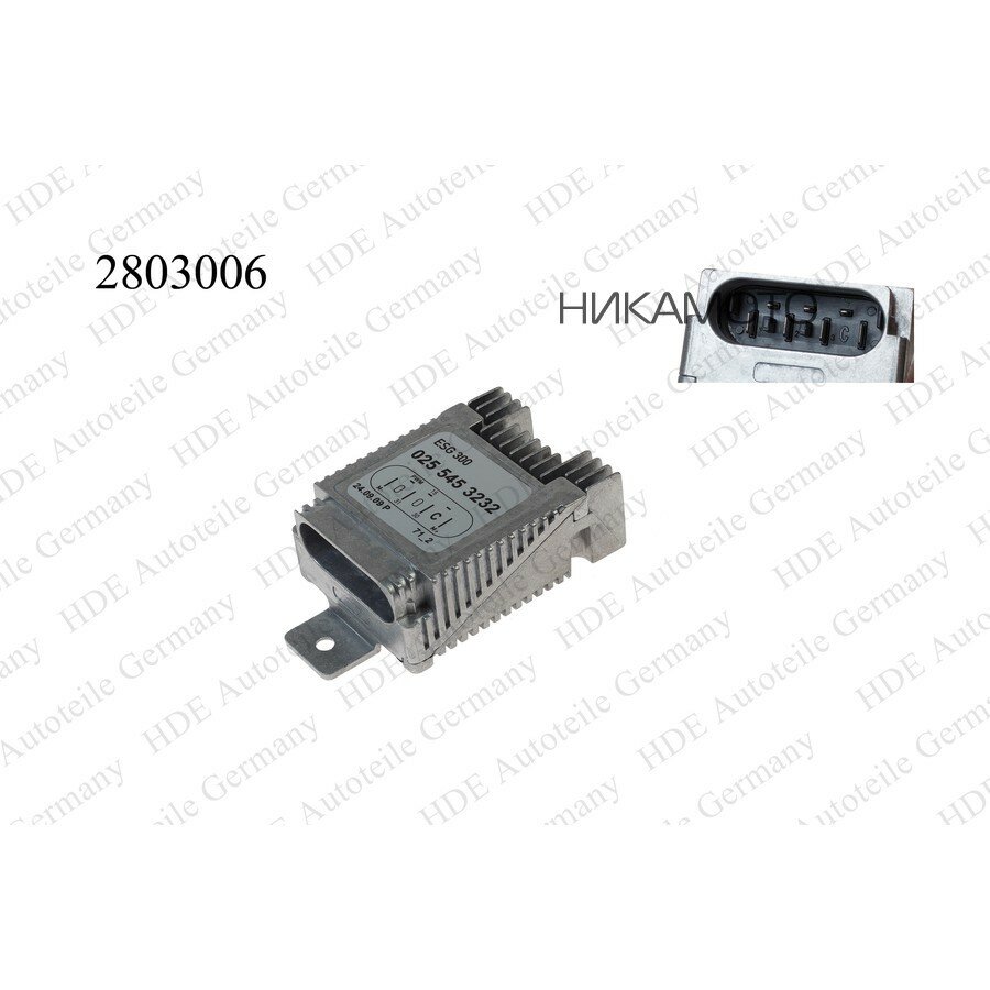 HDE 2803006 Блок управления вентилятором W210 W168 2803006
