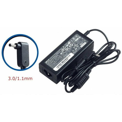 Зарядное устройство для ноутбука Acer TravelMate P2 TMP215-52-30CQ, 19V - 2,37А, 45 Вт (Штекер: 3.0-1.1мм) Slim