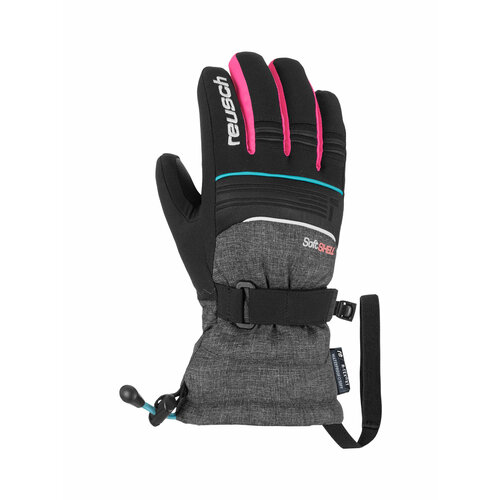 фото Перчатки reusch kondor r-tex xt junior детские, размер 6.5, черный, серый