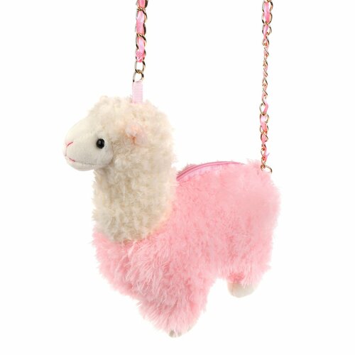 фото Игрушка-сумка fluffy family лама, 24 см