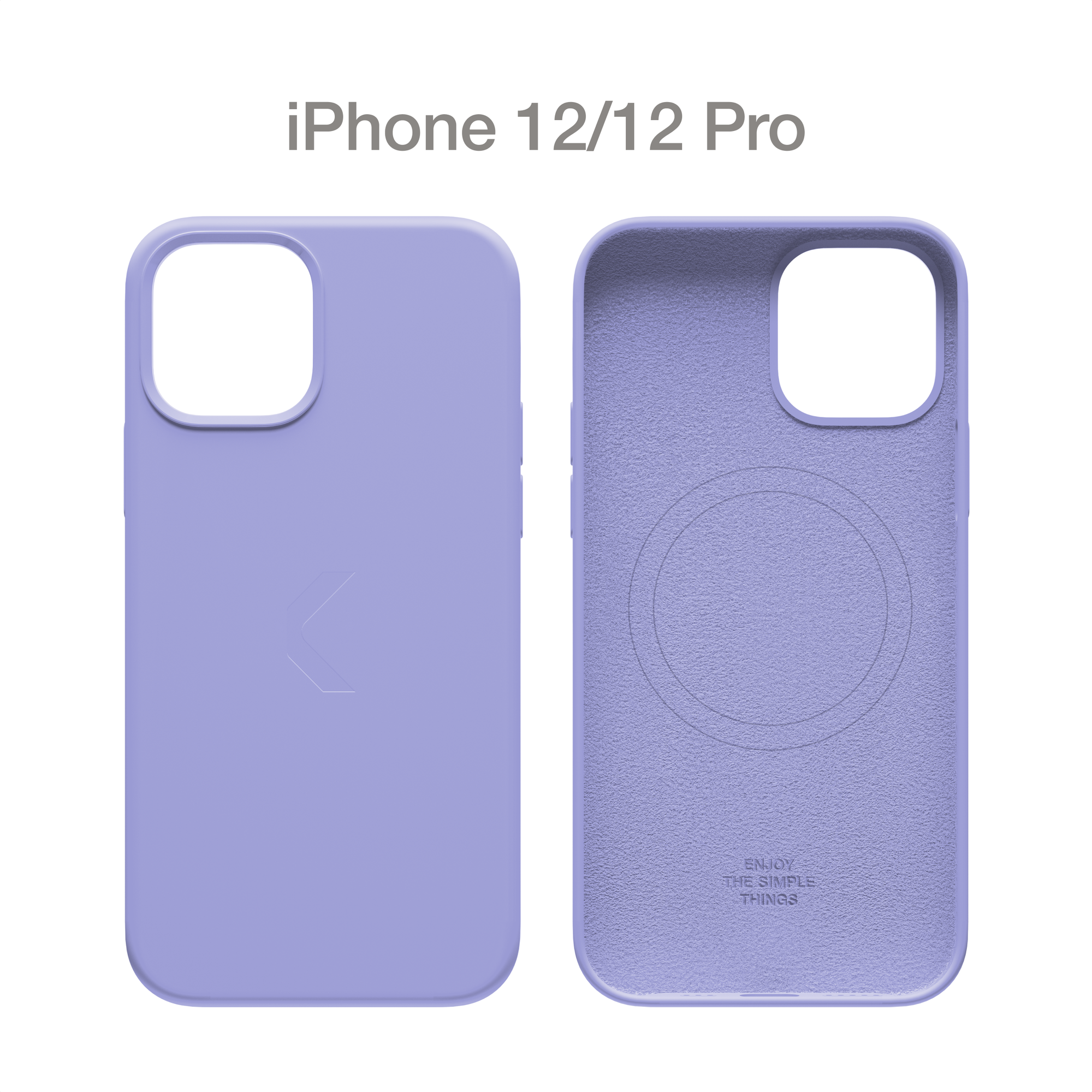 Силиконовый чехол Commo Shield для iPhone 12/12 Pro с Magsafe, лиловый