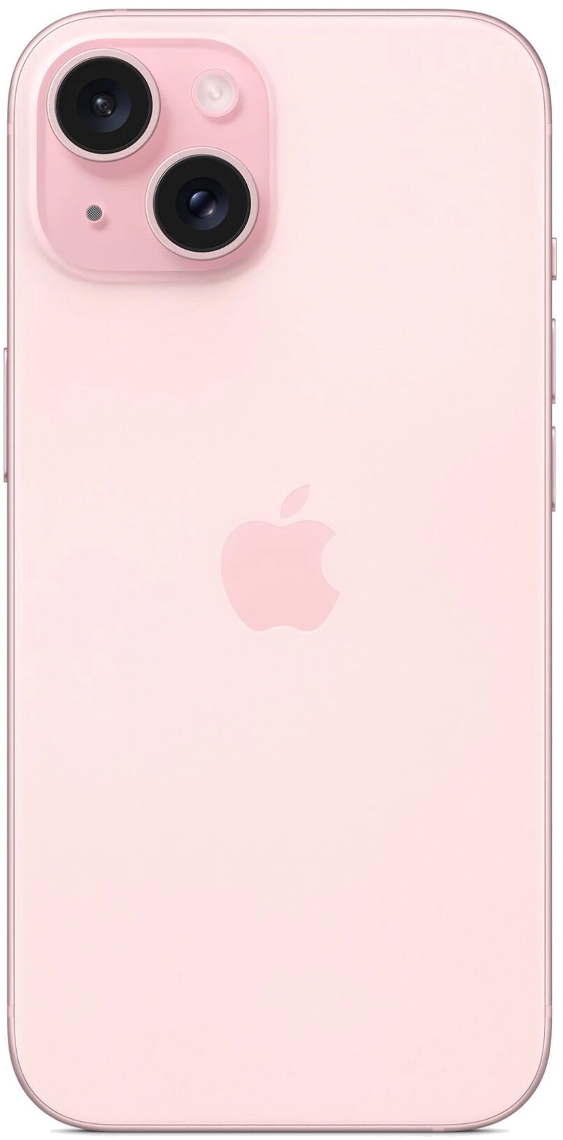Смартфон Apple iPhone 15 256 ГБ, Dual: nano SIM + eSIM, розовый - фотография № 3