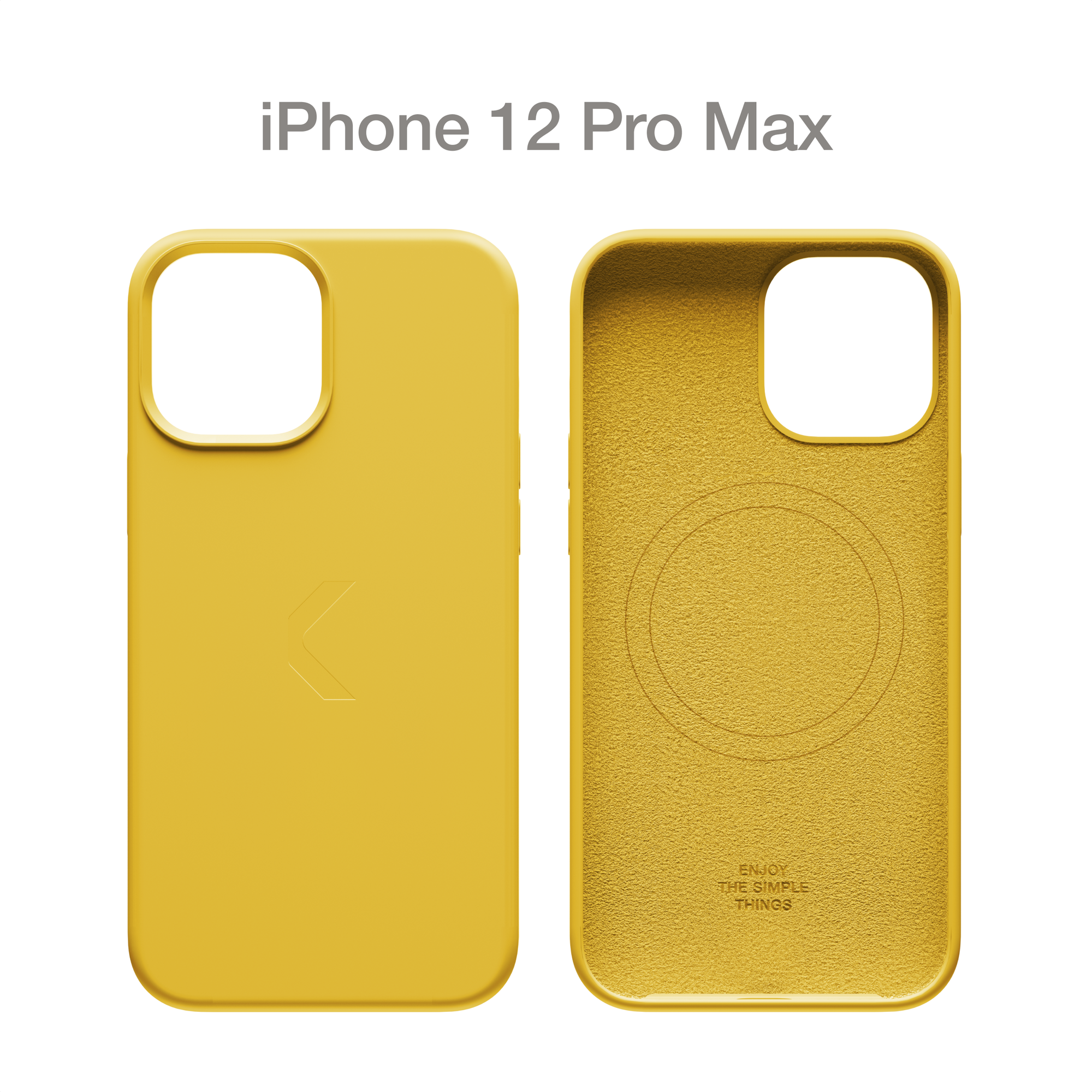 Силиконовый чехол COMMO Shield Case для iPhone 12 Pro Max, Yellow