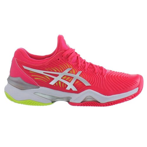 фото Кроссовки asics court ff 2 clay pink synthetic womens lace up trainers, размер 39,5 eu, красный