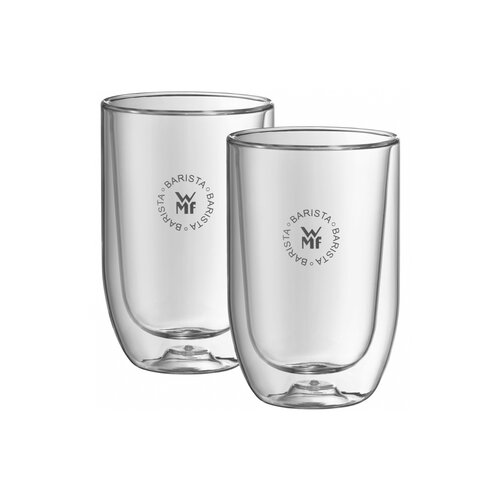 Набор бокалов для латте макиато WMF Barista 2 предмета 028 л из термостойкого стекла с двойными стенками можно мыть в посудомоечной машине 3990₽