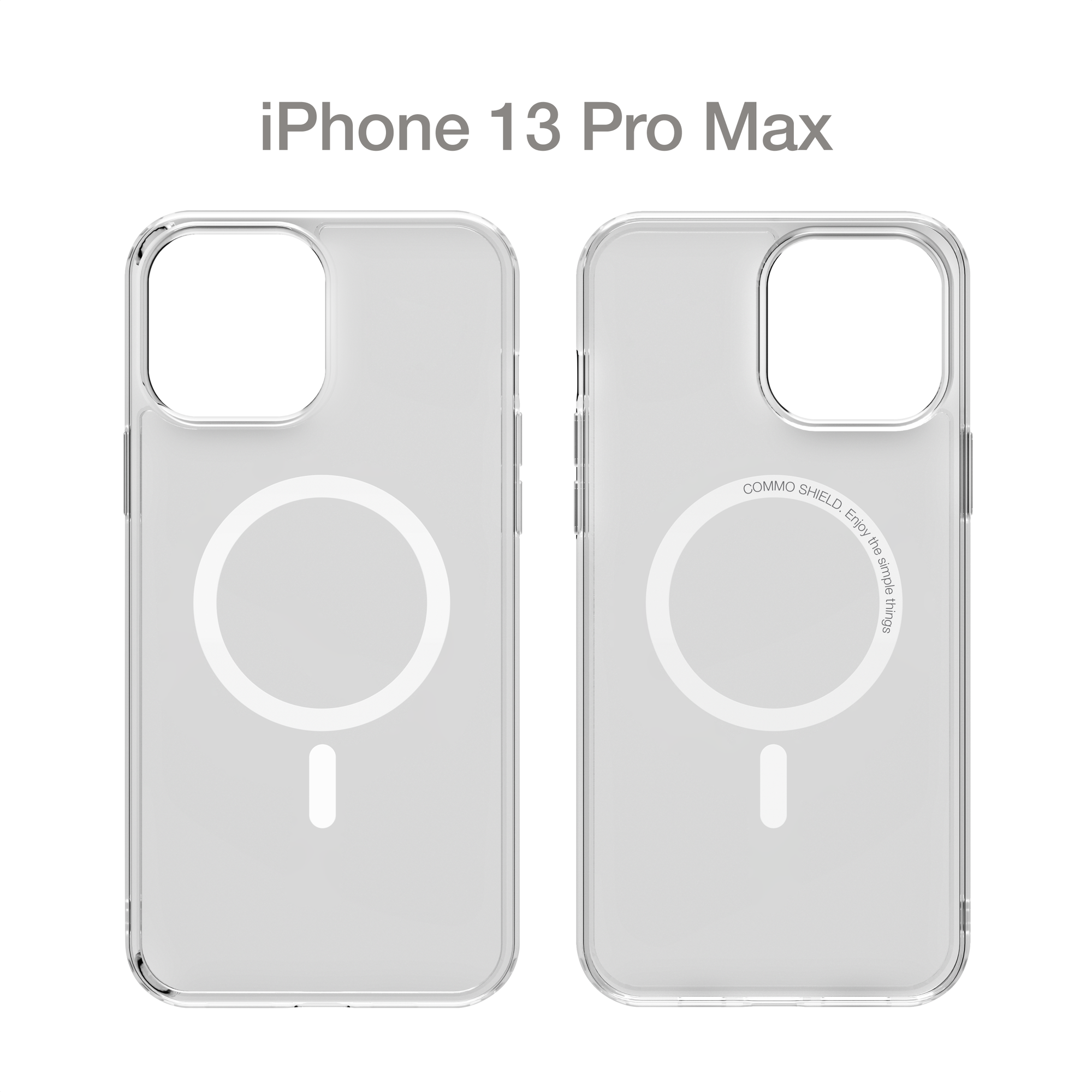 Прозрачный чехол COMMO Shield Case для iPhone 13 Pro Max с поддержкой беспроводной зарядки