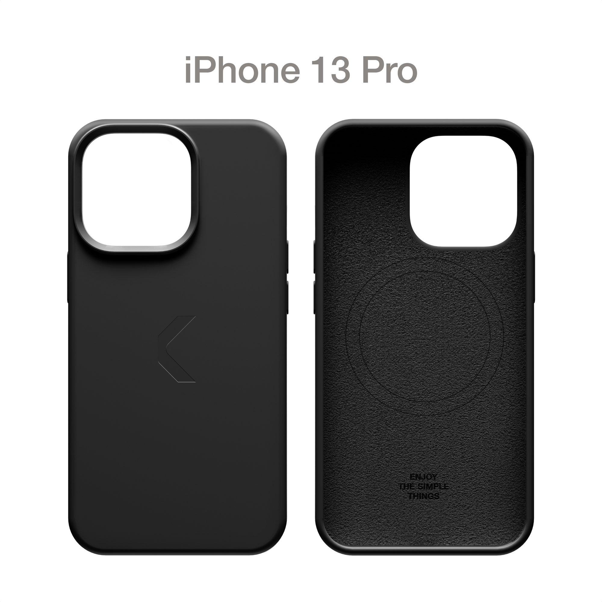 Силиконовый чехол COMMO Shield Case для iPhone 13 Pro с поддержкой беспроводной зарядки, Black