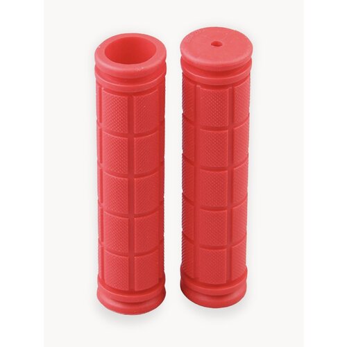 Ручки на руль велосипеда, грипсы 120 мм, резиновые, 2 шт красные