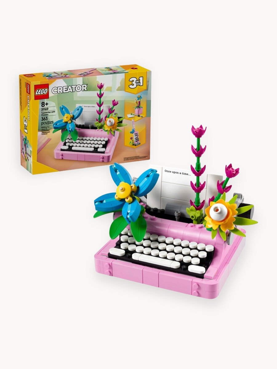 Конструктор LEGO Creator 31169 Печатная машинка с цветами, 363 дет.