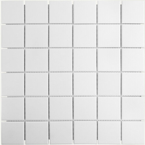 Мозаика Starmosaic белая керамическая 306х306х6 мм матовая antislip 1067₽