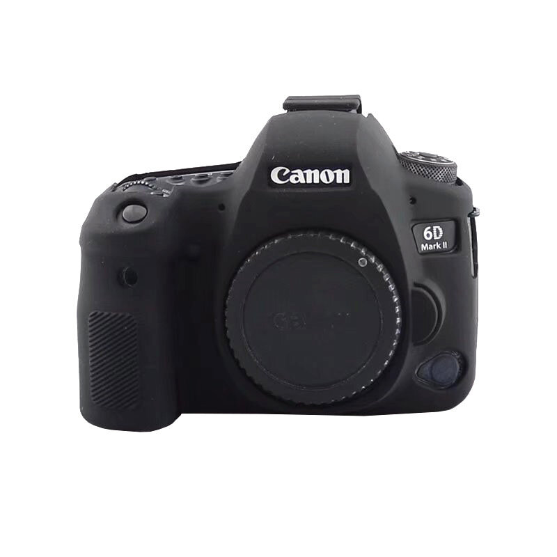 Силиконовый противоударный чехол MyPads для фотоаппарата Canon EOS 6D Mark II ультра-тонкий из мягкого качественного силикона черный