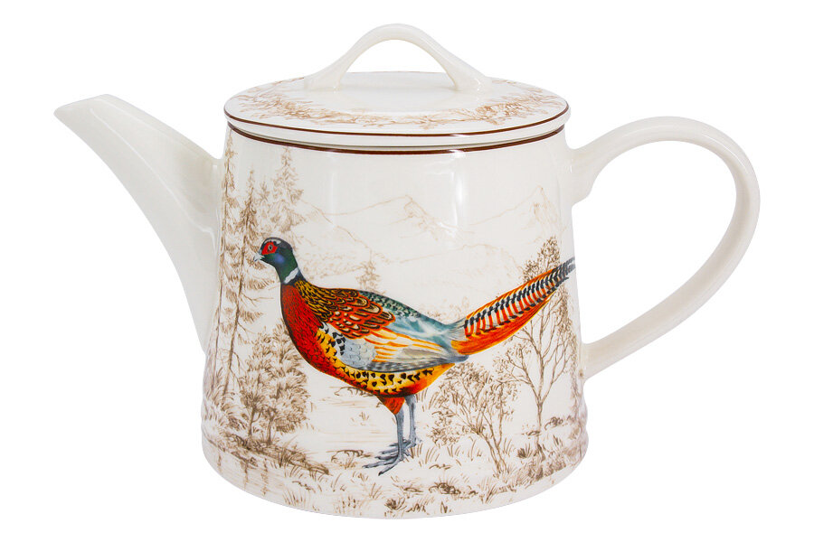 фото Заварочный чайник Imari Охота 1.5л, каменная керамика (IM1531-A-A3461_)