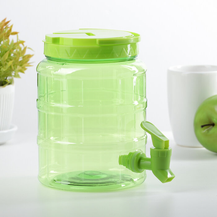 фото Кувшин-Диспенсер для напитков, 2 л, 13*13*18 см