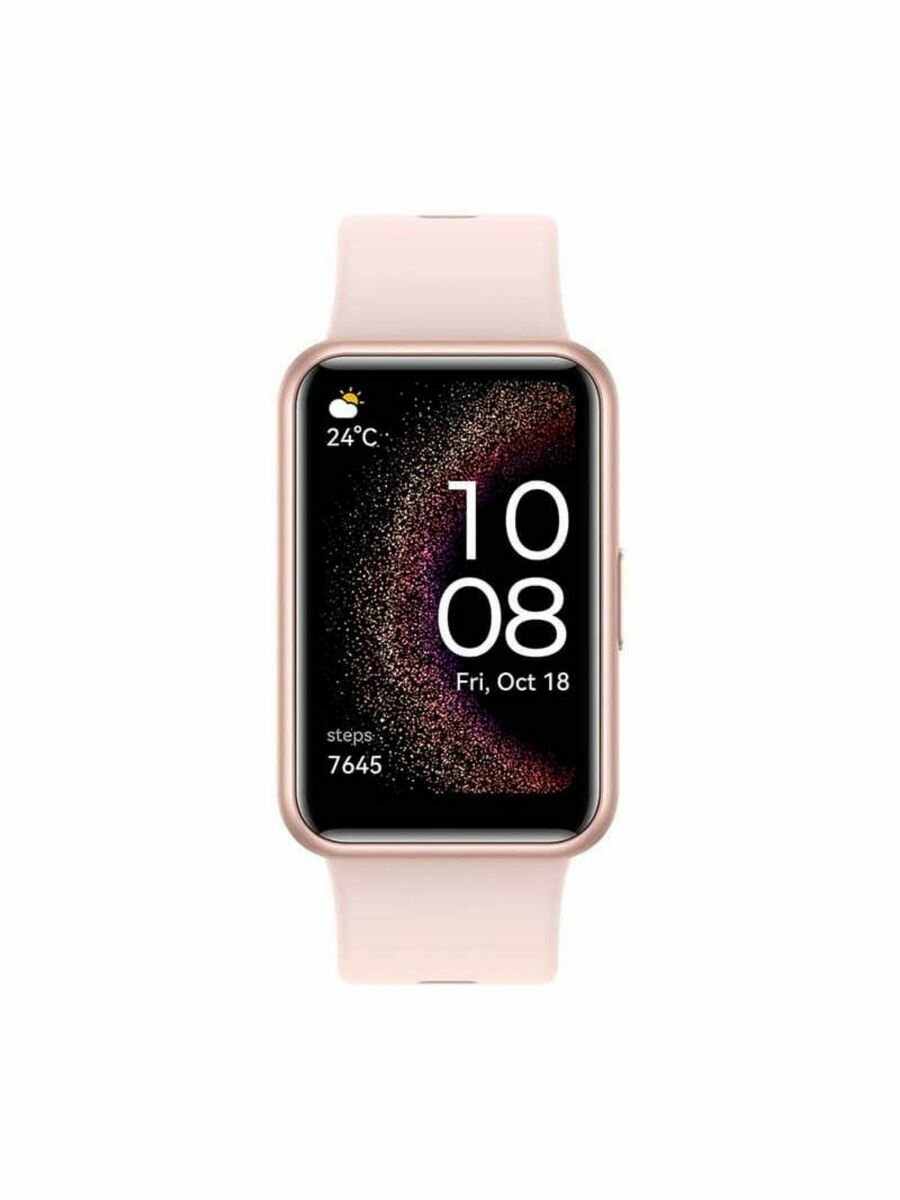 Умные часы Huawei Watch Fit SE Nebula Pink Silicone Strap, розовый