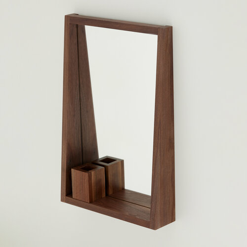 Зеркало Zero-1 настенное 60х40х65 см в раме из натурального американского ореха Varmanpro 9850₽