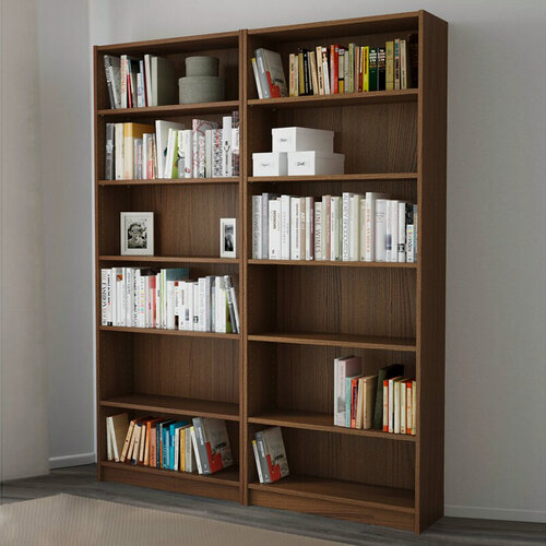 Изображение товара Стеллаж Билли 03 Орех Экко 9459 NOW 160x28x202 см, коричневый Дом мебели для вас