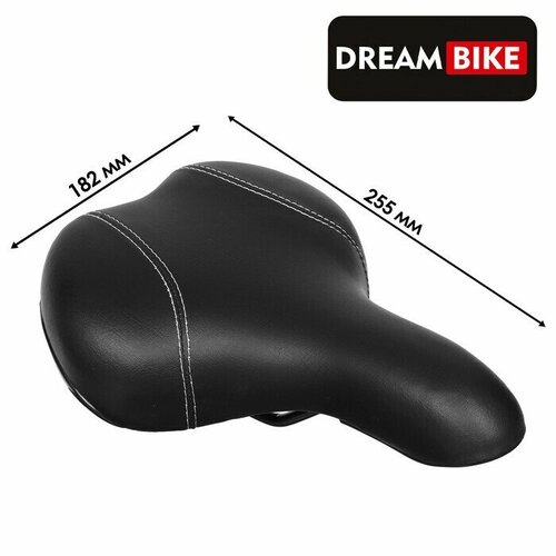 Седло Dream Bike спорт-комфорт, цвет чёрный седло dream bike спорт цвет чёрный 7311225