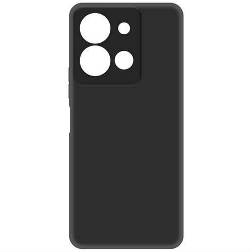 Чехол-накладка Krutoff Soft Case для Vivo Y36 черный чехол накладка krutoff soft case икра для vivo y36 черный