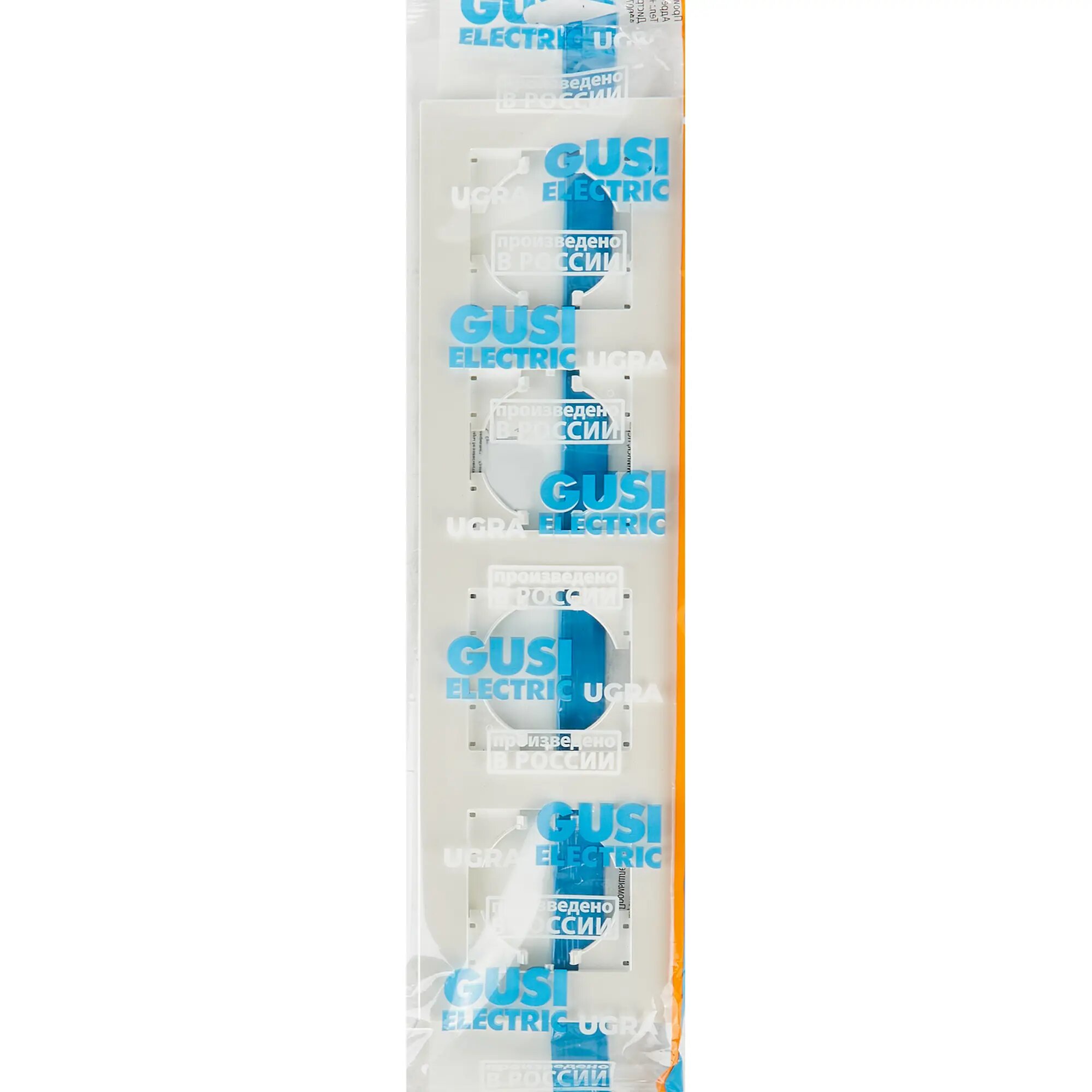 Рамка для розеток и выключателей Gusi Electric City С1114-028 4 поста цвет жемчуг - фотография № 3