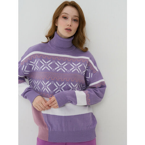 фото Свитер vay, размер 50/52, фиолетовый