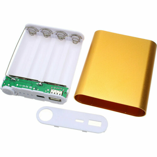 Корпус PowerBank USBGTypeCG 21А 418650 gold 547₽
