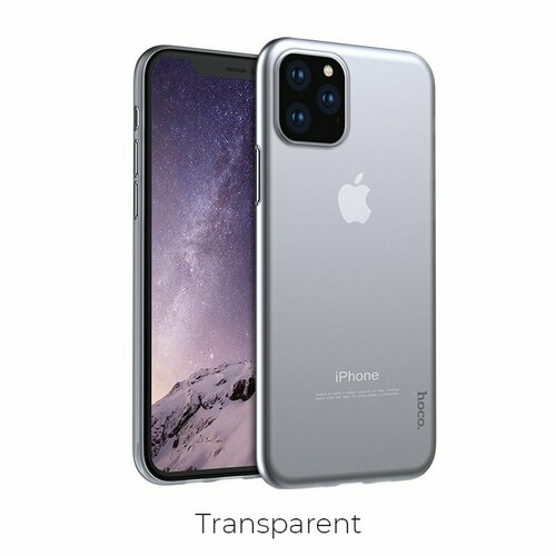 ClipCase Hoco Thin Series PP case для Apple iPhone 11 Pro прозрачный накладка hoco thin series pp case для iphone 11 pro max jet черная