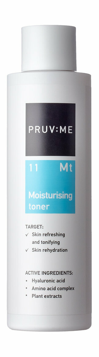 Увлажняющий тоник для лица с гиалуроновой кислотой PRUV: ME Mt 11 Moisturising Toner /215 мл/гр.