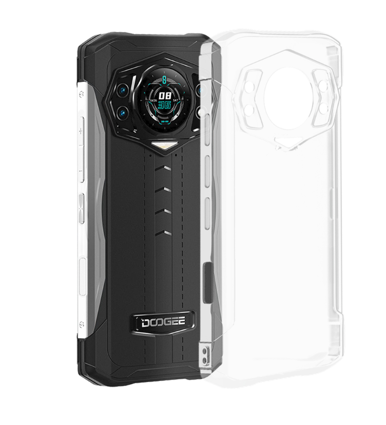 фото Чехол-бампер MyPads Tocco для Doogee S98 / S98 Pro с усиленной защитой углов противоударный прозрачный