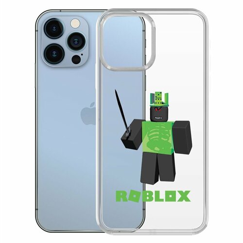 Чехол-накладка Krutoff Clear Case Roblox-1x1x1x1x1 для iPhone 13 чехол накладка krutoff clear case roblox 1x1x1x1x1 для xiaomi redmi 9c