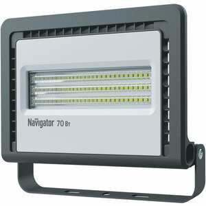 Светодиодный прожектор для улицы Navigator, 70Вт, 4000К, IP65