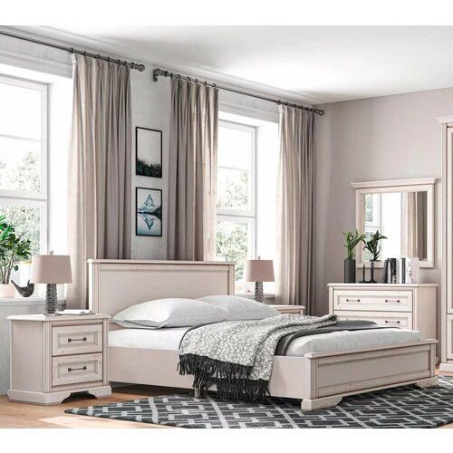 Двуспальная кровать коллекции Стилиус