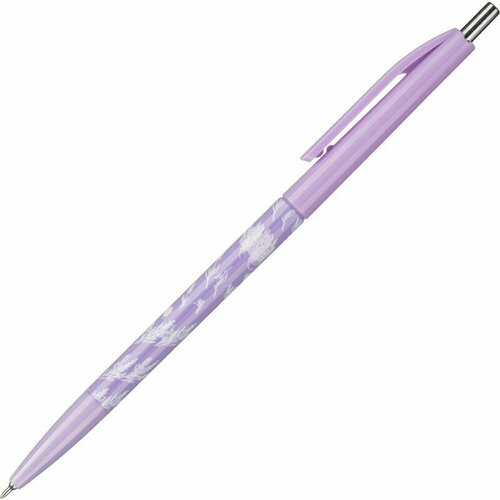 Ручка шариковая автоматическая M&G Lavender синяя толщина линии письма 0.35 мм, 1545296