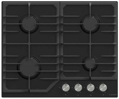 Поверхность газовая HiSTORY HGE 640C FBK черный (чугун, г/к, WOK)