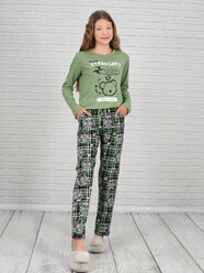 Пижама для девочки со штанами (460-21 р80 (158) 06) LIDEKO kids