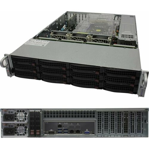 Сервер в корпусе высотой 2U Никс sS9500/pro2U Z0745215 Xeon Silver 4214/128 ГБ/1 x 240 Гб SSD/Aspeed AST2500