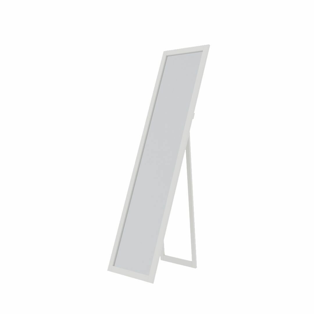 Зеркало напольное лагом, 46х174х51, белое, ГУД лакк - фотография № 5